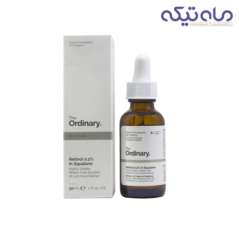 سرم ضد چروک اوردینری مدل رتینول 0.2 درصد و اسکوالن